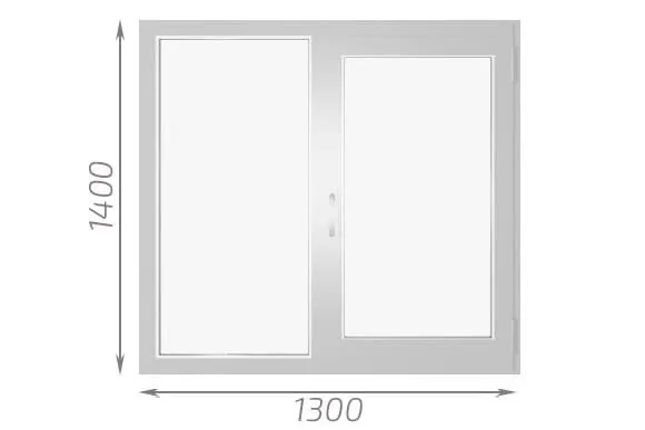 Double-sash window